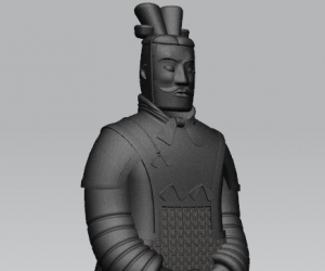 秦始皇兵马俑3D打印模型下载