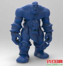魔兽角色杜隆坦3D打印模型下载（STL文件）