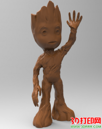 树人格鲁特精细版（30CM高）3D打印模型免费下载