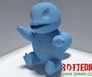 可爱的小乌龟3D打印模型免费下载（STL格式）