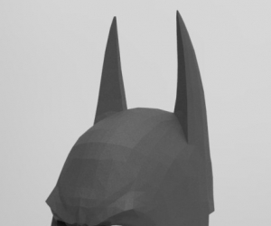 3D打印模型—蝙蝠侠面具
