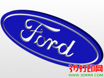 福特LOGO车标3D打印模型免费下载（STL模型）